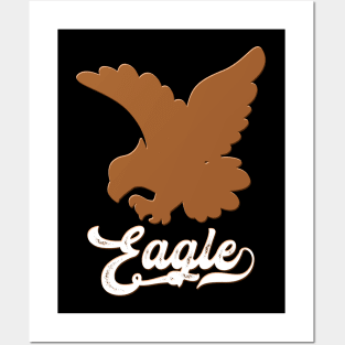 Eagle Text Posters and Art